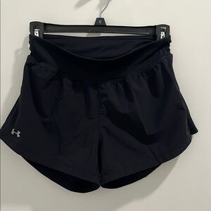 Under Armour Women's Black Athletic Shorts with Liner
